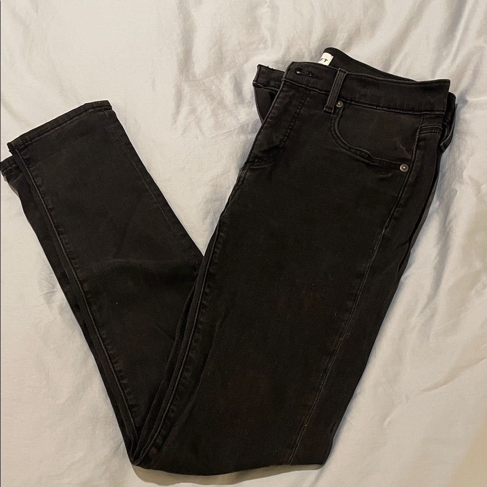 LOFT Charcoal Denim Pants